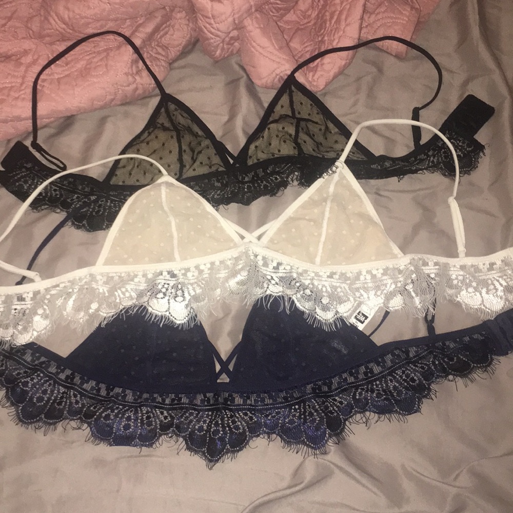 3 bralettes for 25